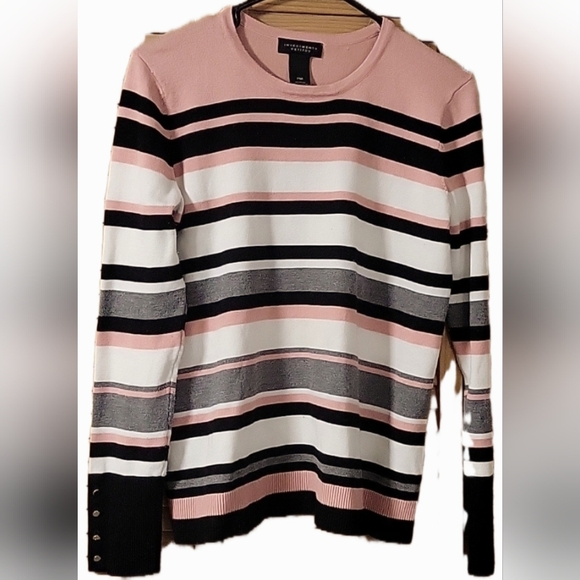 INVESTMENTS STRIPED SWEATER - Picture 1 of 8